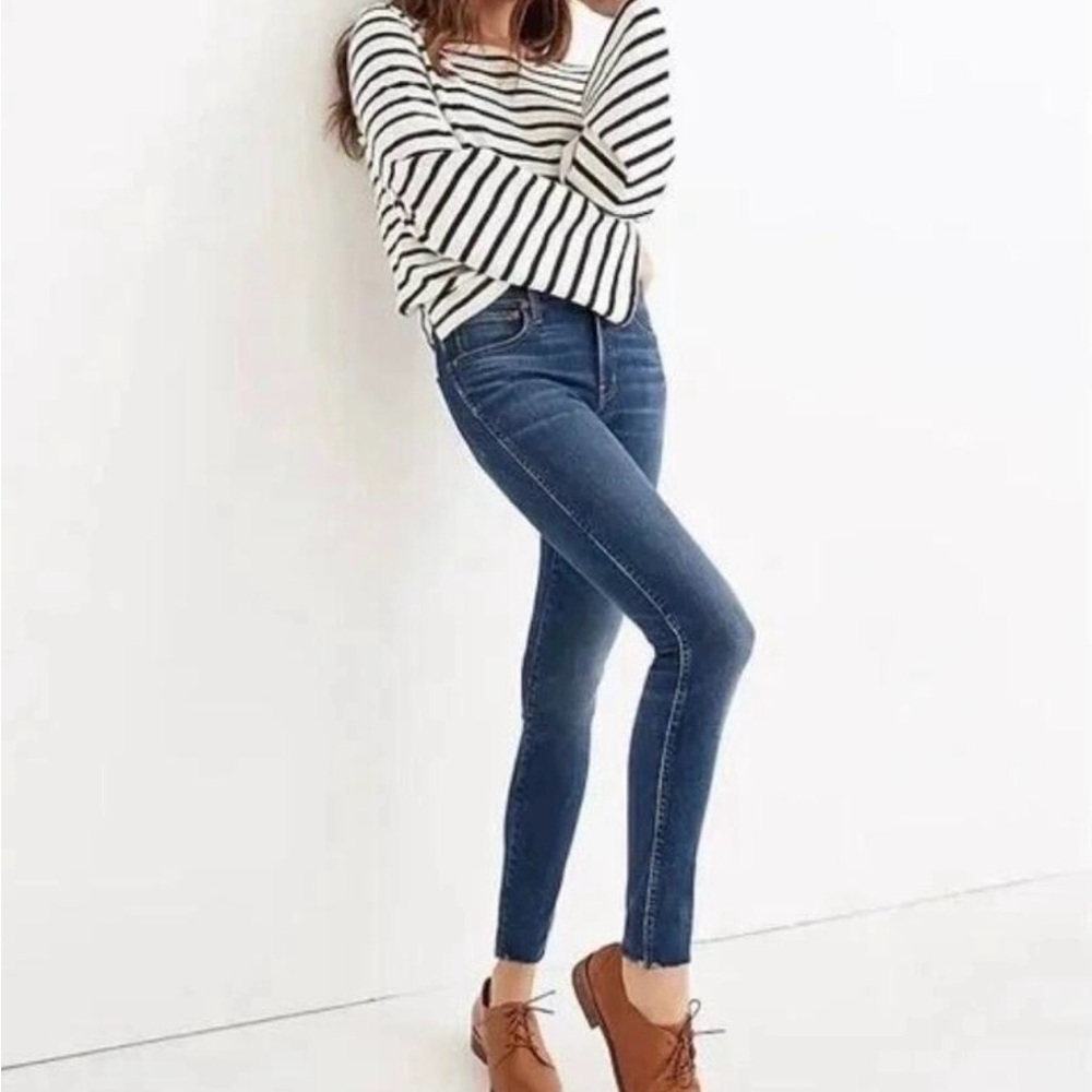 Madewell 9" High-Rise Skinny Medium Wash Jeans